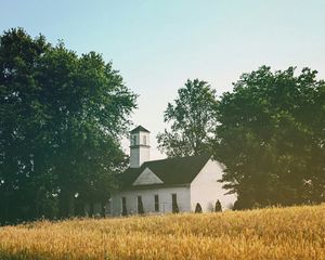 Old Church in a Wheat Field