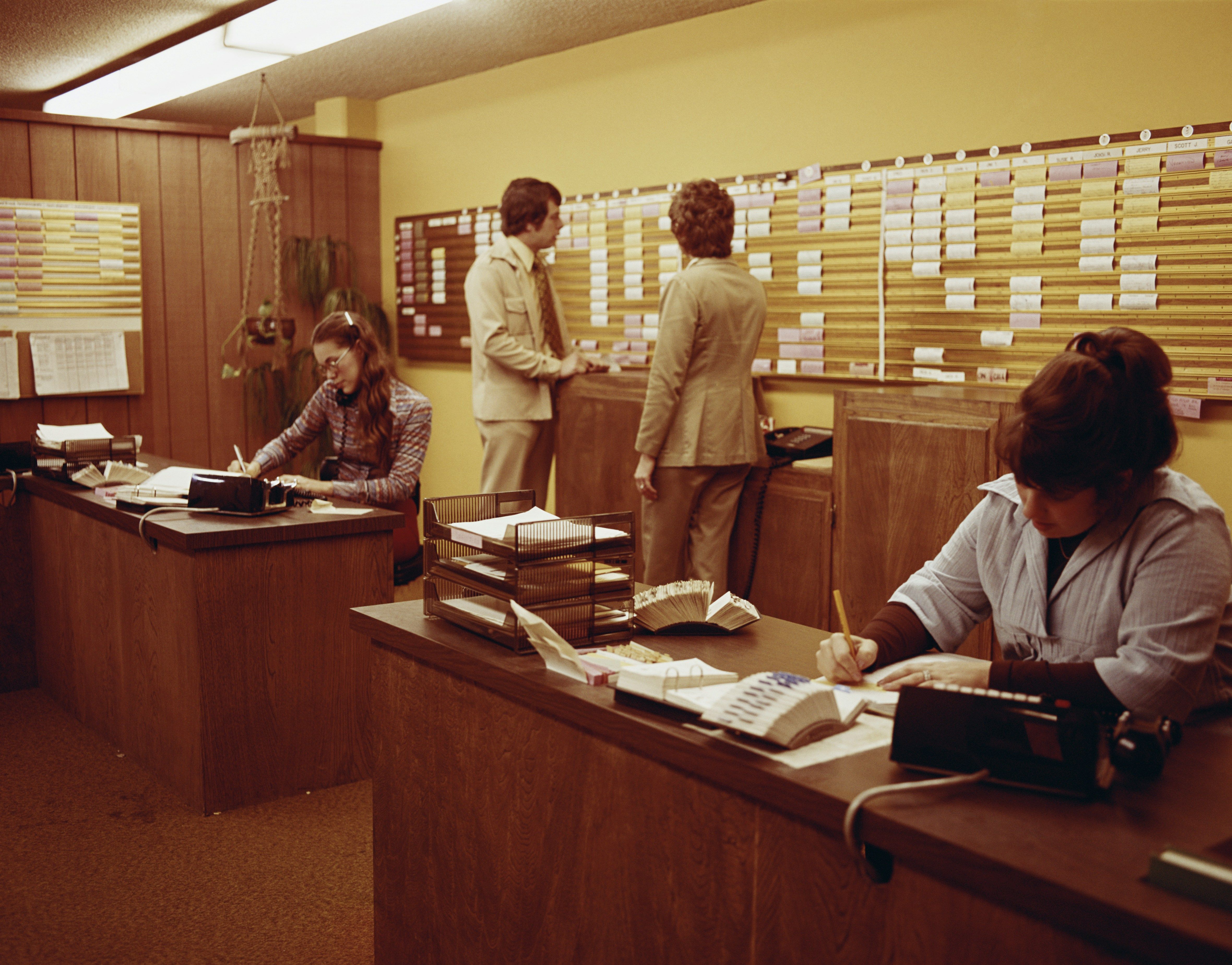 Vintage business office